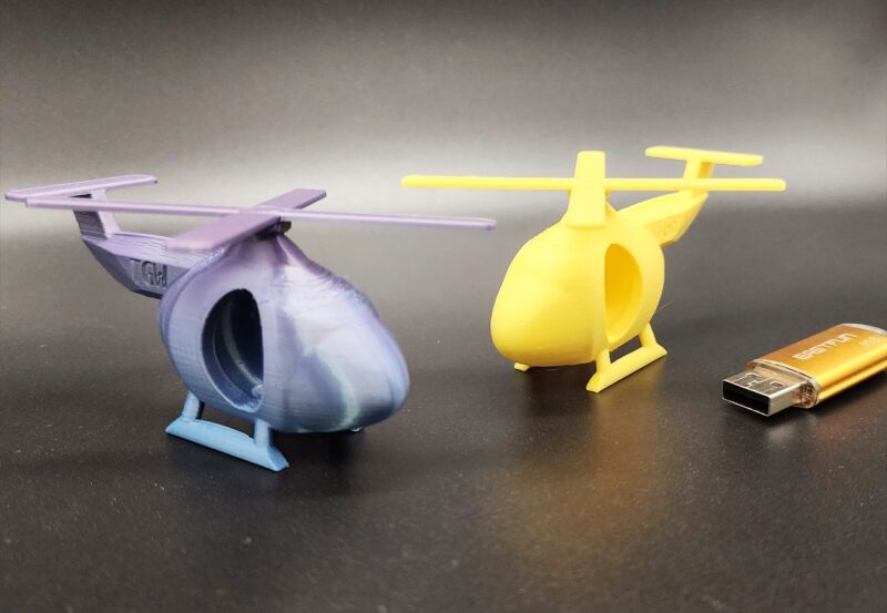 2'li Hareketli Pervaneli Oyuncak Helikopter 10 cm