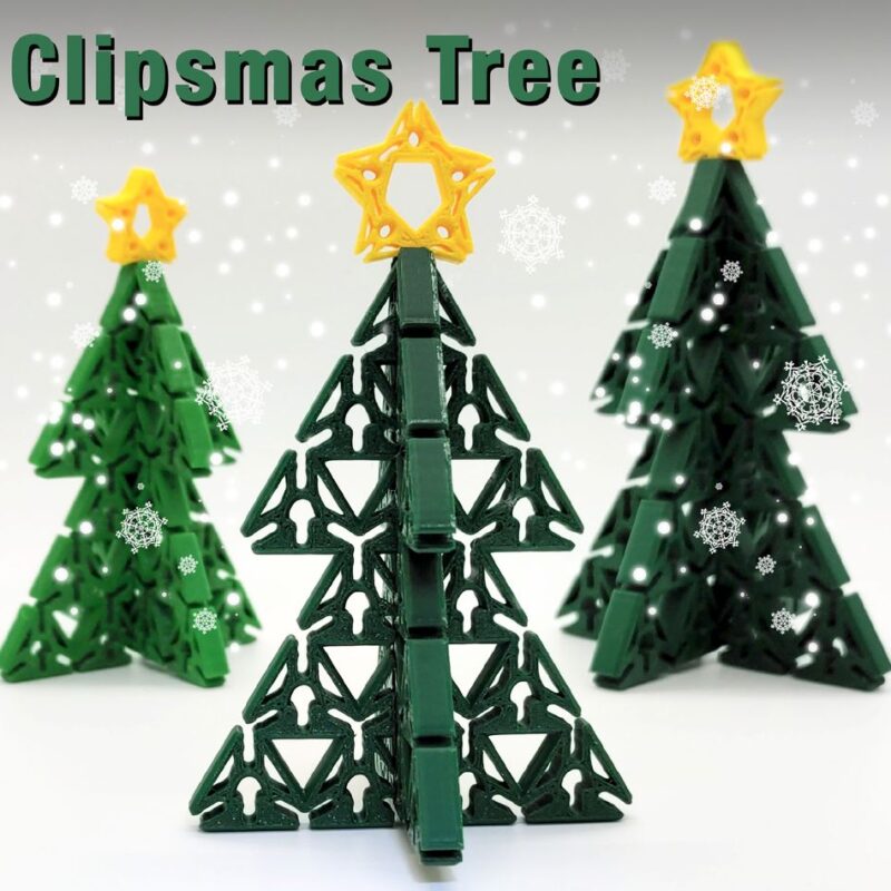 4 Adet K2 Model Clipsmas Yılbaşı Ağacı Dekoru 10 cm