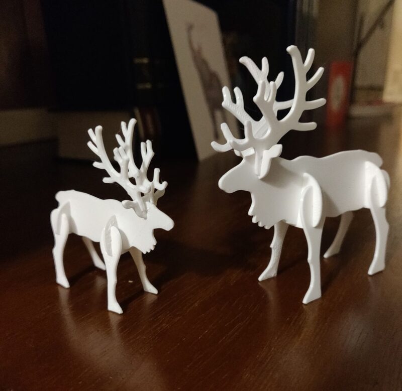 5 Adet Yılbaşı Noel için Ren Geyiği Dekoru 12 cm