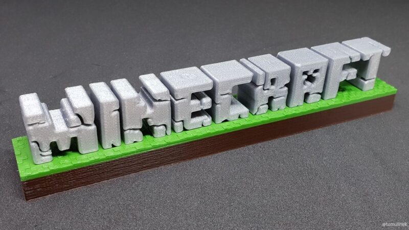 Blokların Dünyası 3D Logo Dekoru 15 cm