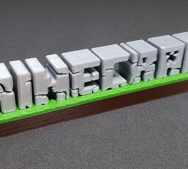 Blokların Dünyası 3D Logo Dekoru 15 cm