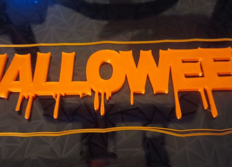 Cadılar Bayramı Halloween Yazısı 27 cm