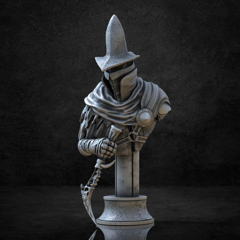 Detaylı Abyss Watcher Büstü 15 cm