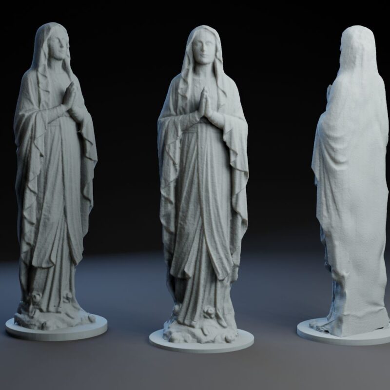 Detaylı Bakire Mary Heykeli 15 cm