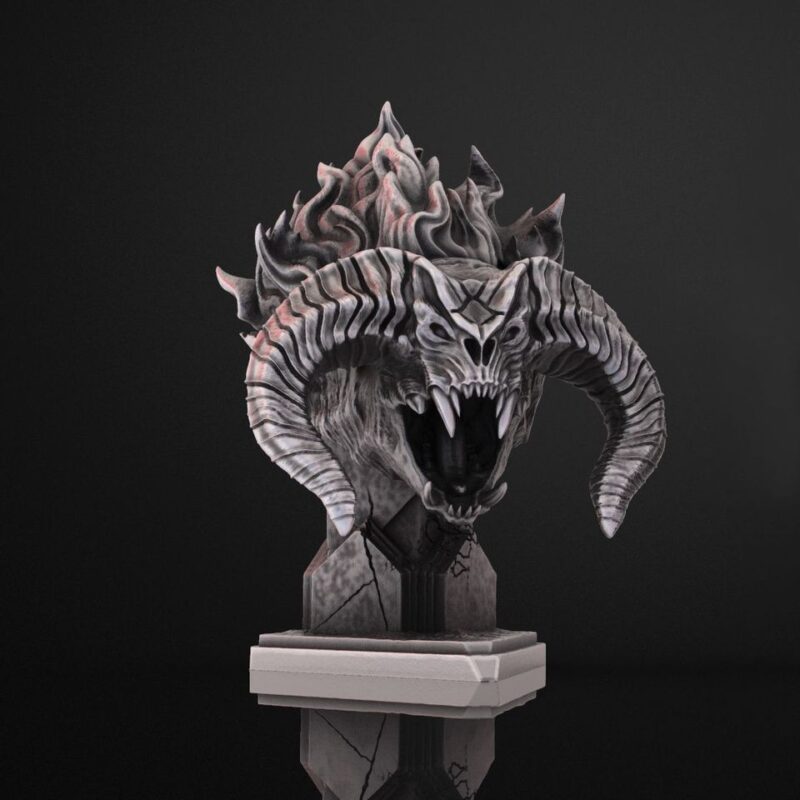 Orta Dünya Destanı Balrog Büstü 17 cm