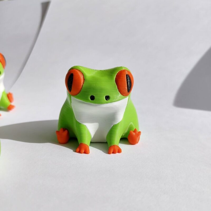 Renkli Fred The Frog Kurbağası 7 cm