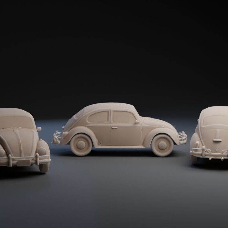 VW Beetle Araba 8 cm