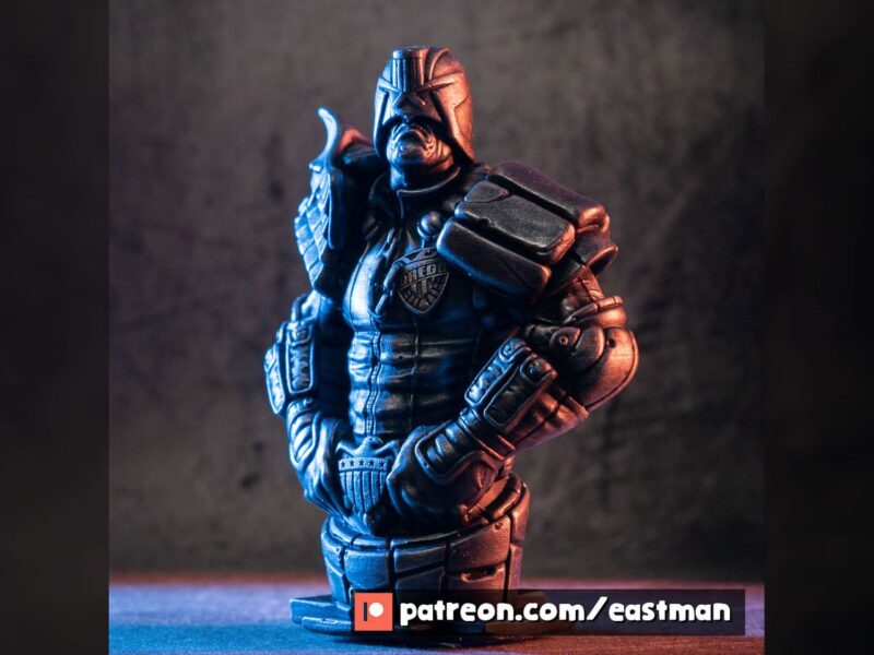 Yargıç Dredd Büstü 19 cm