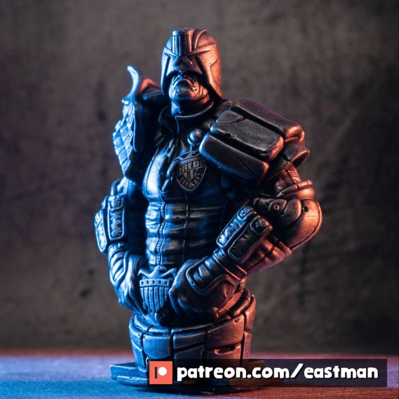 Yargıç Dredd Büstü 19 cm