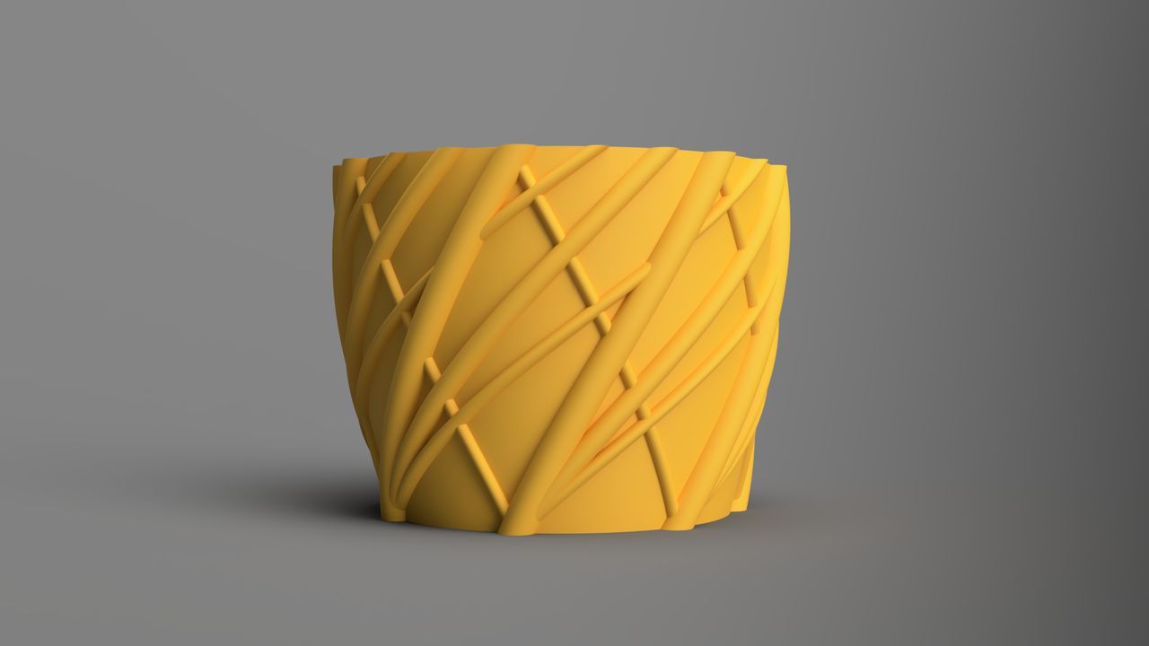 Maceta con Diseño Veteado 15 cm