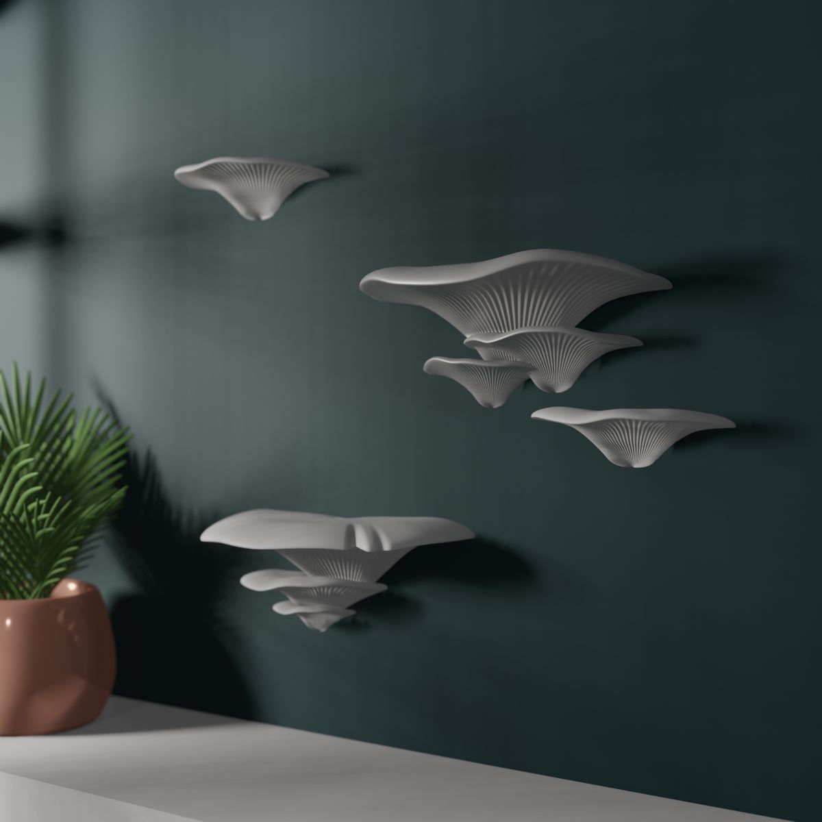 Korkregale für die Wand 10 cm