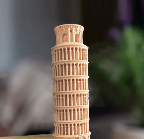 Pisa Kulesi Pizza Kulesi Dekoru 18 cm