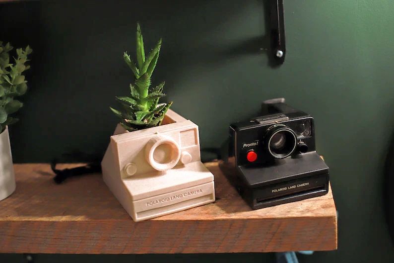 Insta Camera-Look Flowerpot 15 cm
