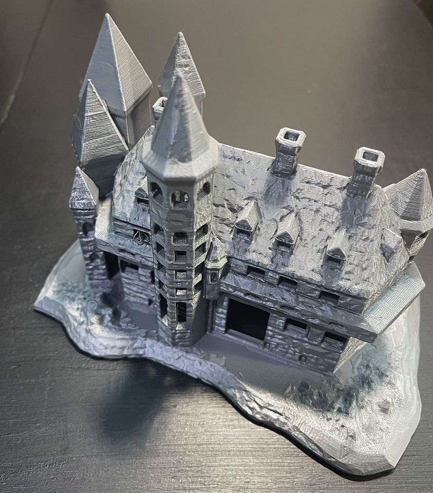 Minyatür Detaylı Kale Dekoru 12 cm