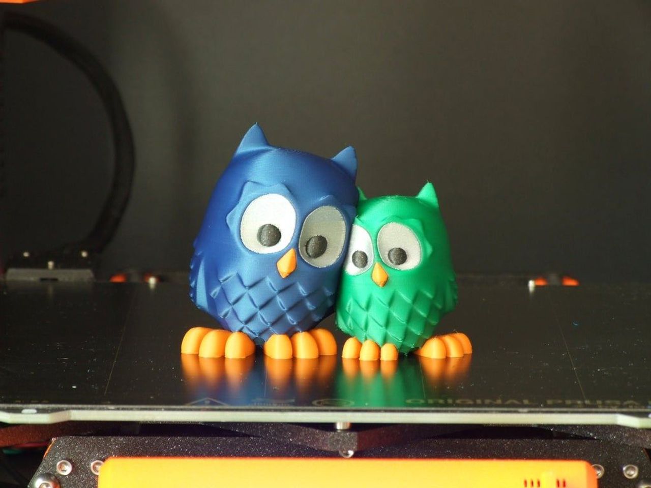 Colorful Owl Decor 10 cm