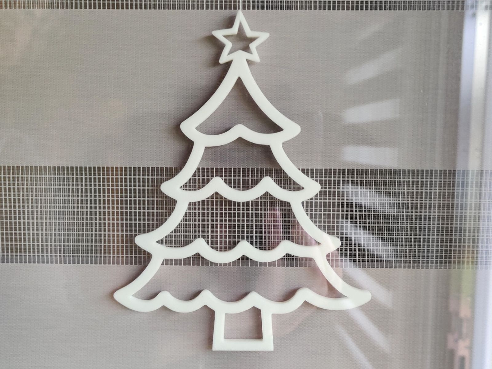 Weihnachtsbaum Fenster Tür Dekoration 15 cm
