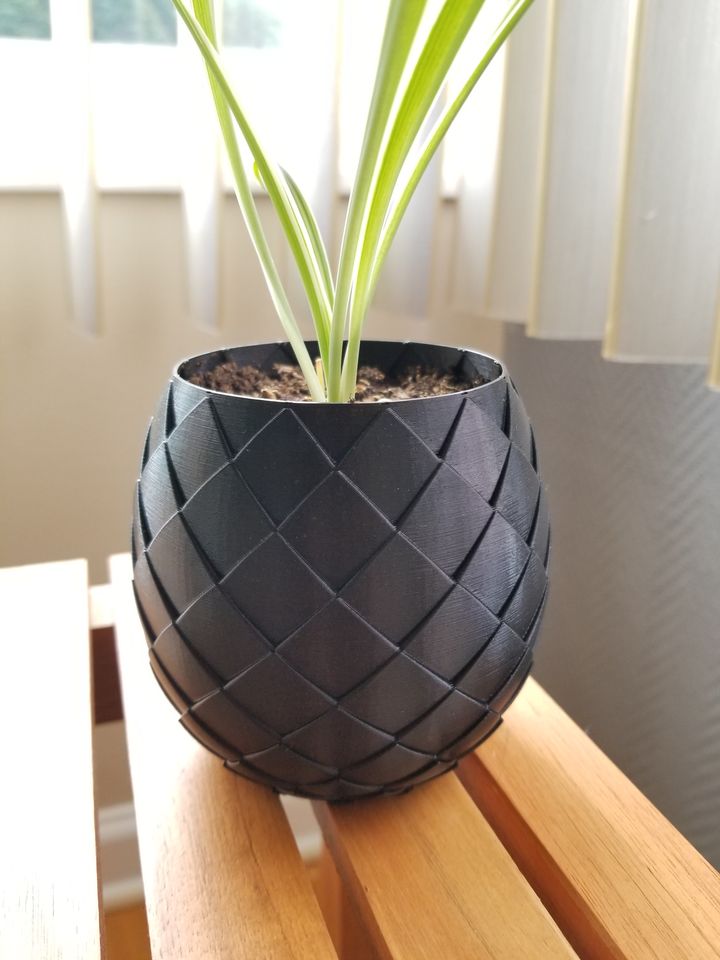 Ejderha Yumurtası Desenli Çiçek ve Skulent Saksısı 9 cm