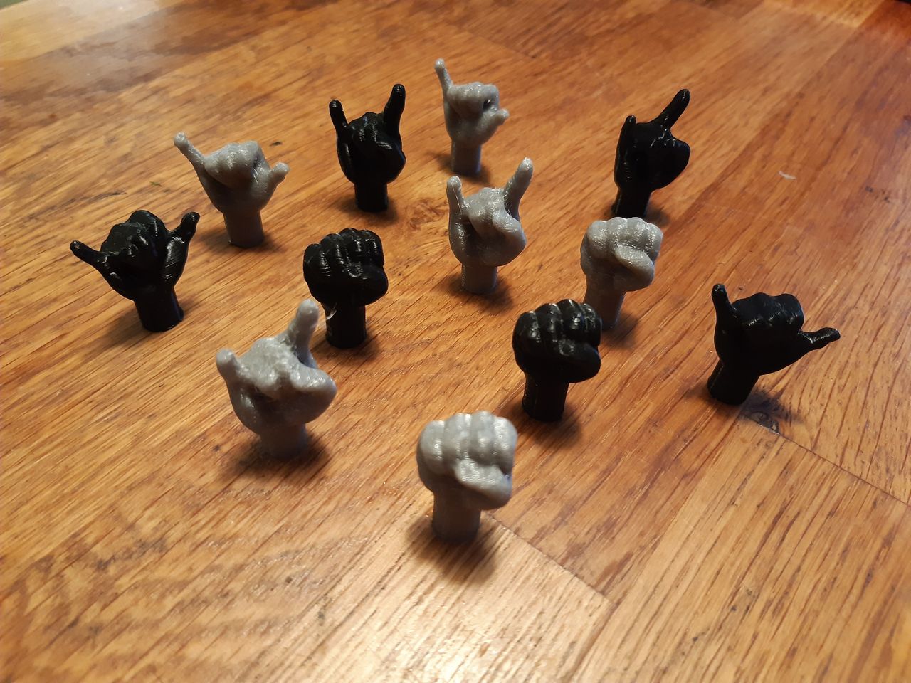 El Hareketleri Süsleri 6 cm