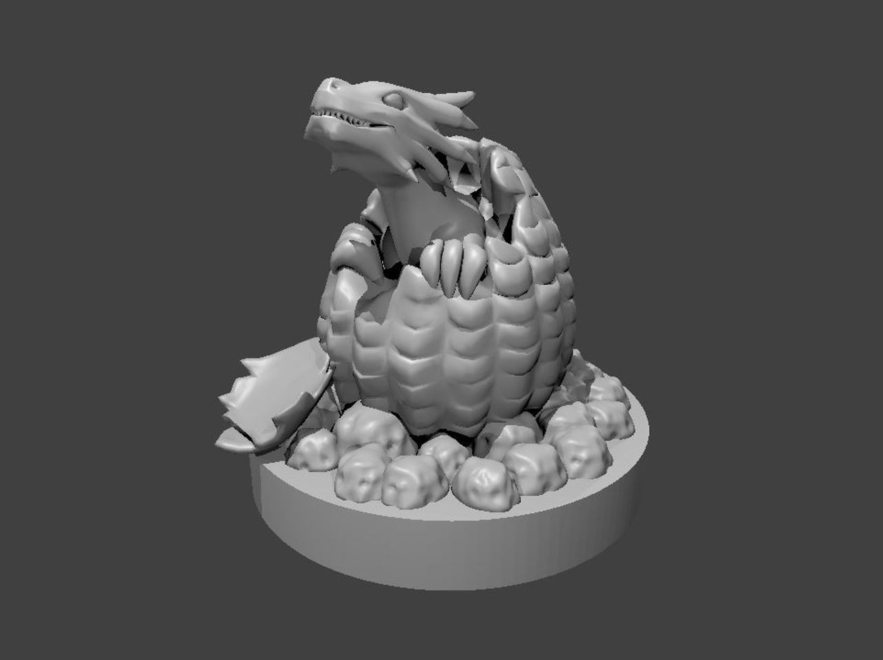 Décoration Bébé Dragon Sortant de l’Œuf 11 cm