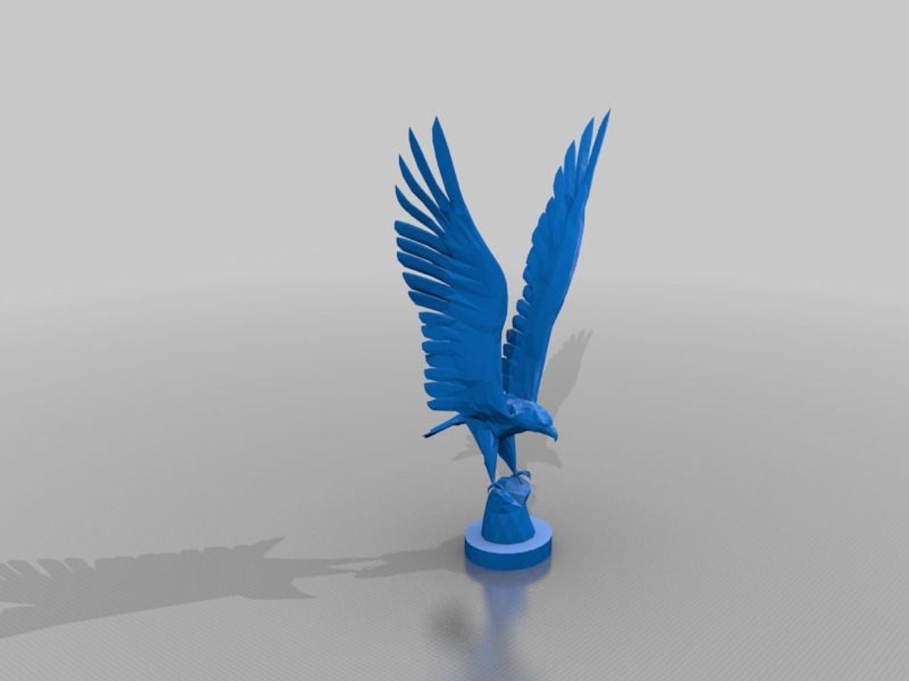 Yüksek Kanatlı Kartal Dekoru 40 cm