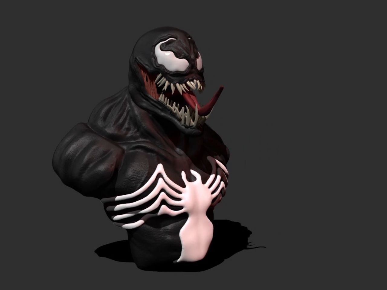 تمثال نصفي لشخصية Venom بارتفاع 18 سم