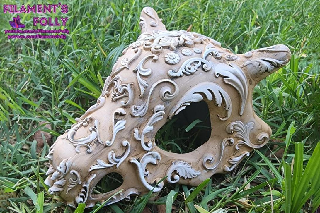 Fantastik Yaratık Kafatası Boyalı Dekoru
16 cm