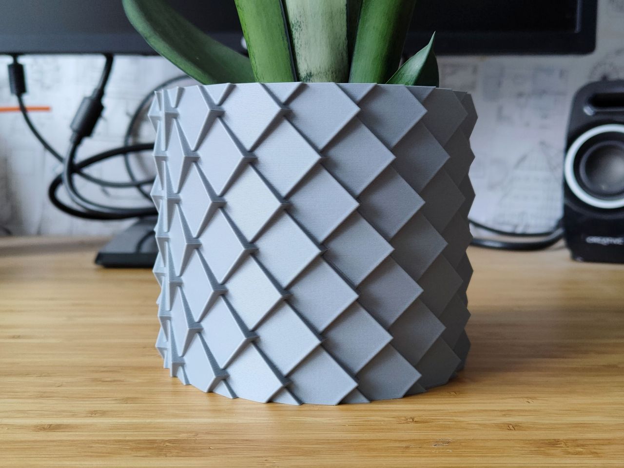Pot ou Vase à Motif Peau de Dragon 12 cm