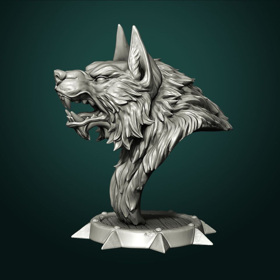 تمثال نصفي Kurt Adam Werewolf بارتفاع 12 سم
