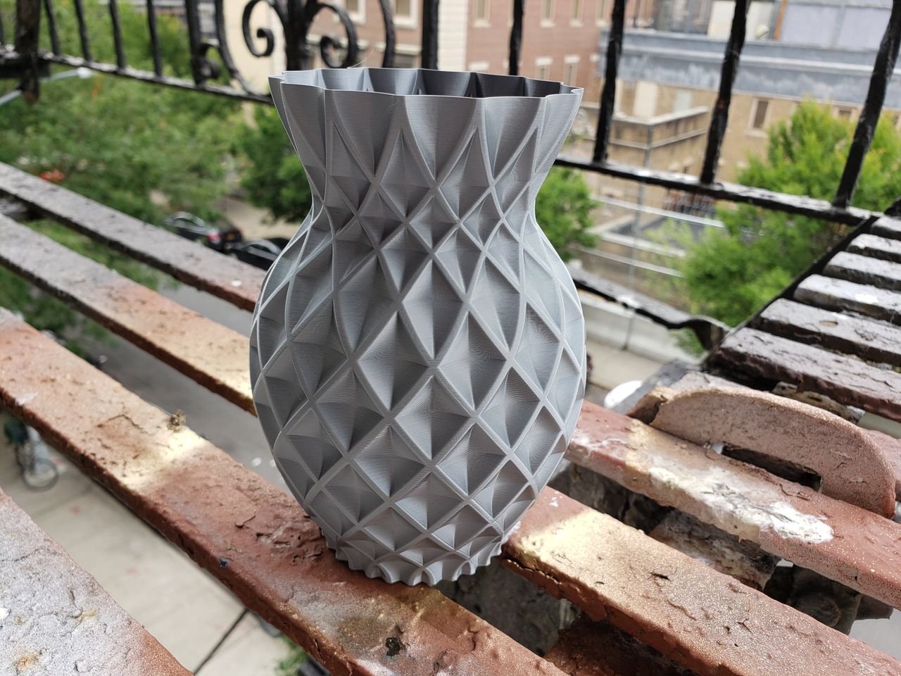 Jarrón Piña Torcida 20 cm