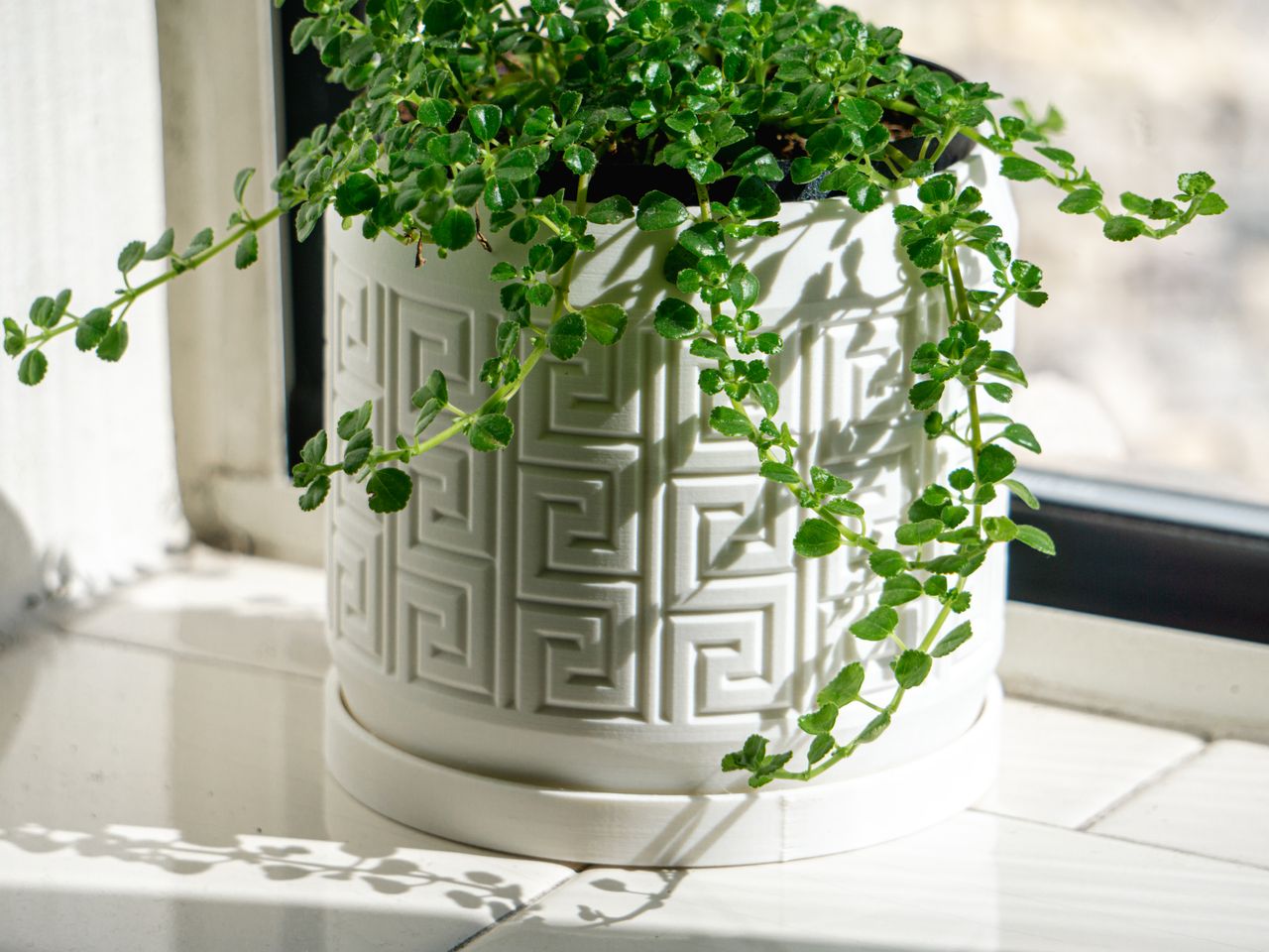 Pot de fleurs motif aztèque 15 cm