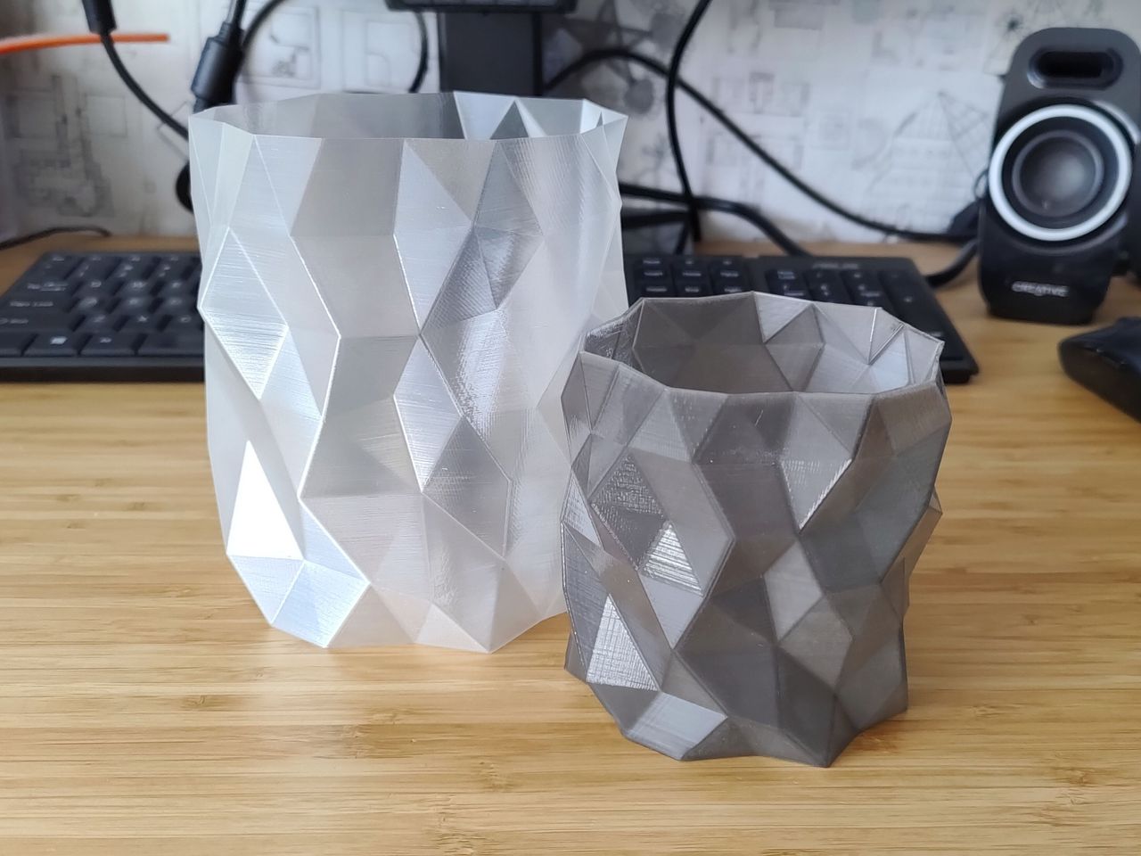 Vase à Motifs Poli 15 cm