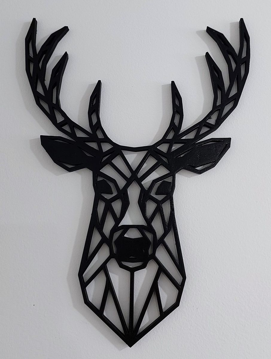 Hirsch Tierwelt Wanddekor 10 cm