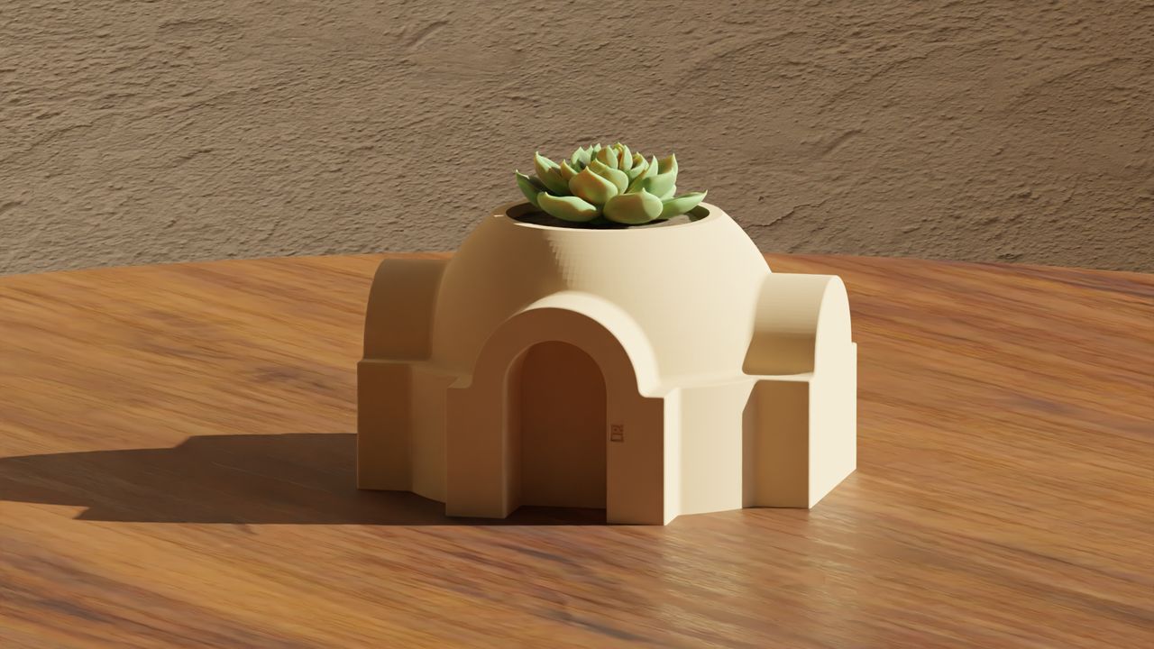 Pot de Succulent Maison des Skywalkers de Star Wars 12 cm