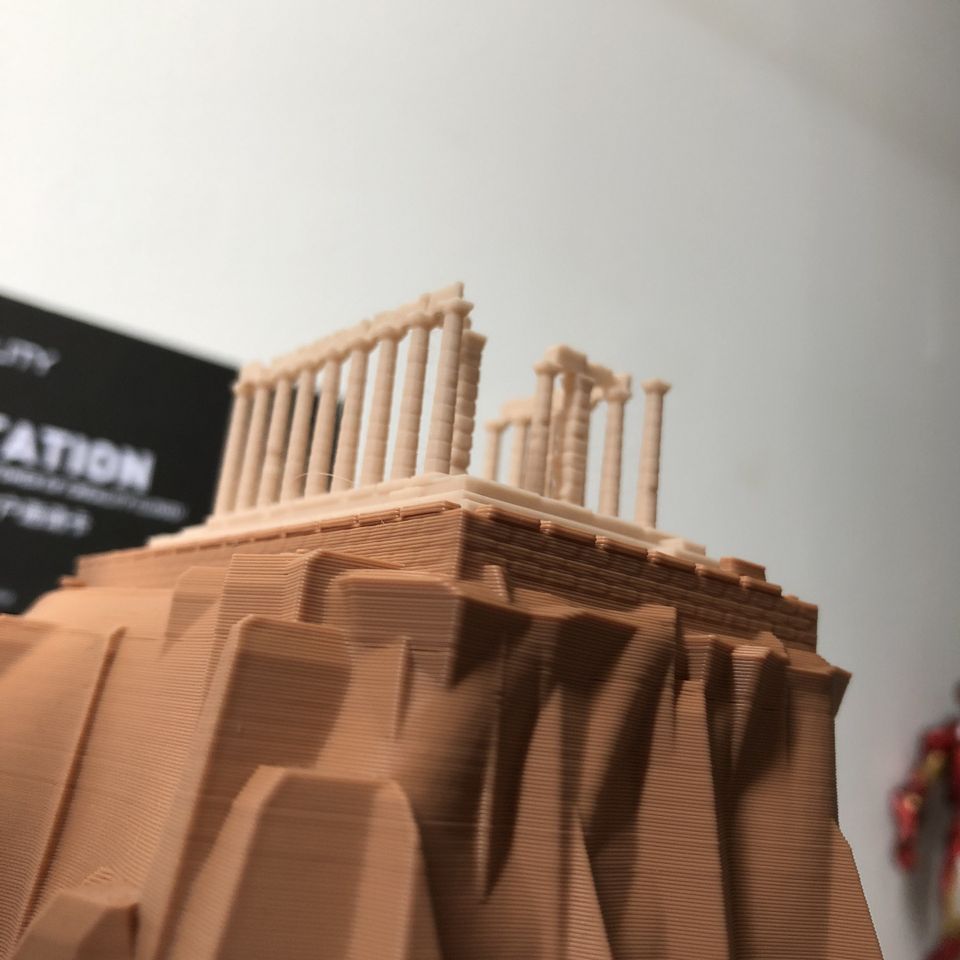 Yunanistan Sounion Poseidon Tapınağı Dekoru 17 cm