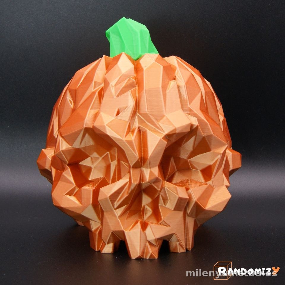 Poli Şeklinde Balkabağı Kafatası Dekoru 19 cm