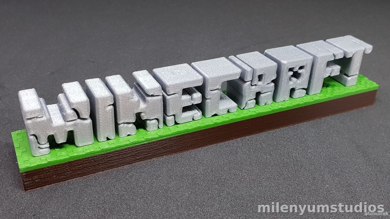 Blokların Dünyası 3D Logo Dekoru 15 cm