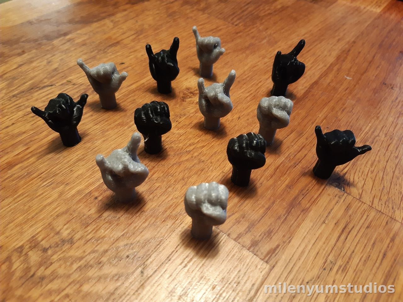 Décor Gestes de la Main 6 cm