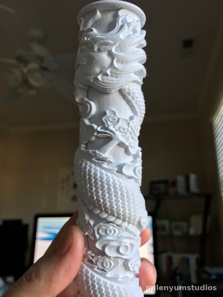 Drachen Säulendekor 24 cm