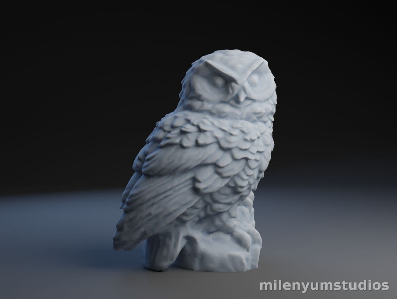 Baykuş Figürü Dekoru 14 cm