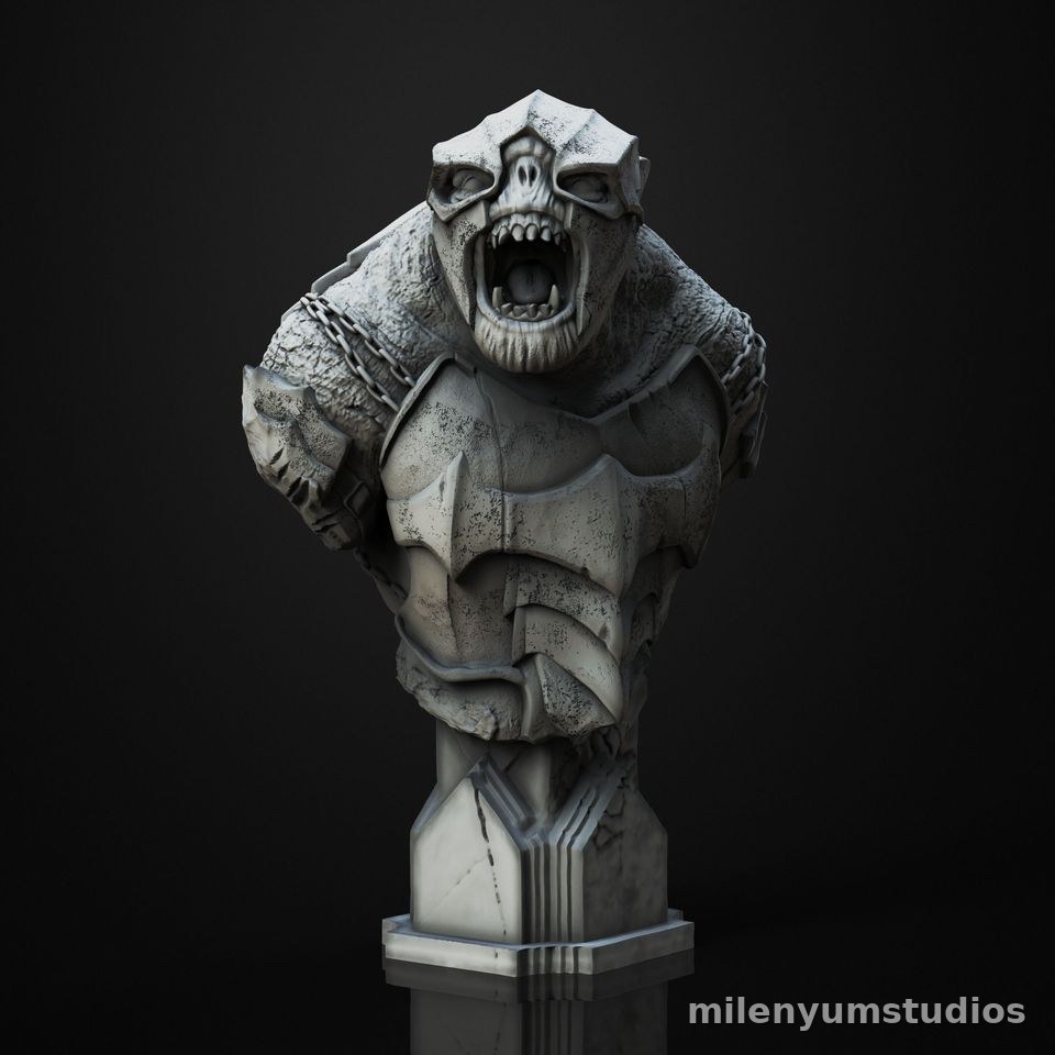 Busto de Troll de Guerra de la Saga de la Tierra Media 13 cm