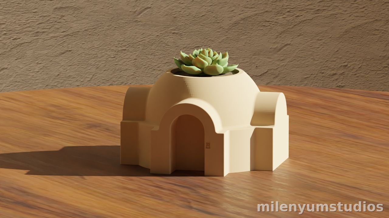 Star Wars Skywalkers' Home Skulent Planter 12 cm
