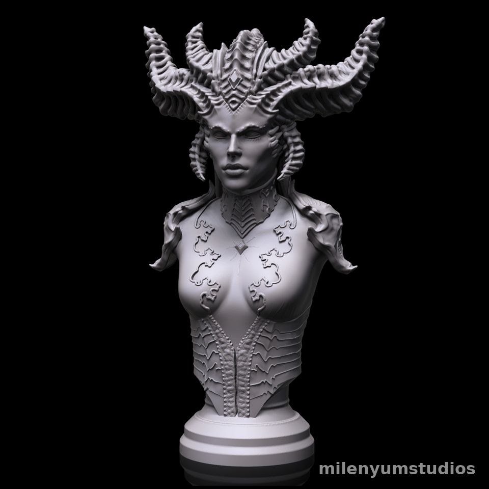 Busto Detallado Lilith 15 cm