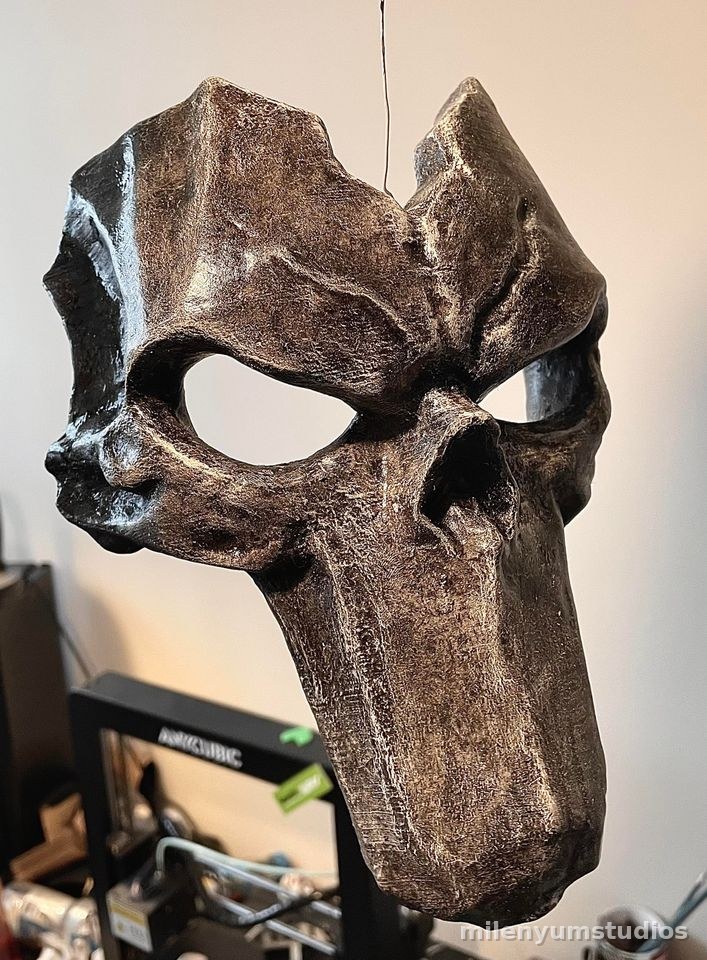 Máscara de Muerte del Rostro Oscuro de Tamaño Portátil 21 cm